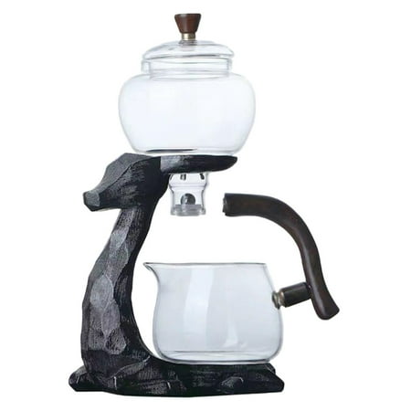 

Vervmczn Glass Tea Set Magnetic Water Diversion for Kitchen Loose Infusers Kettles Cooking Tea Maker Glasses Magnetic Teapot Set