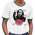thumbnail image 2 of Ghost Telephone Ringer Tee Shirt Unisex Large White/Kelly Green, 2 of 5