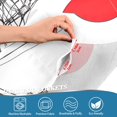 thumbnail image 3 of Yayeee Kitchen Curtains Tier Pair Light Filtering 27"x36" Rod Pocket Short Cafe Window Panel, White Streets, 3 of 7
