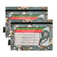 thumbnail image 2 of Sparrows Among Flowers 9.8x7.1in Water Resistant Binder Pouch, 3-Ring Compatible, Transparent Front, 2 of 6