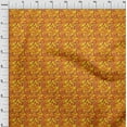 thumbnail image 3 of oneOone Silk Tabby Orange Fabric Batik Diy Clothing Quilting Fabric Prints Fabric By Yards 42 Inches Wide, 3 of 4