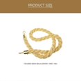 thumbnail image 4 of Stanchion Flax Rope 1.5m Party Queue Rope Crowd Control Flax Rope Line Barrier Rope, 4 of 4