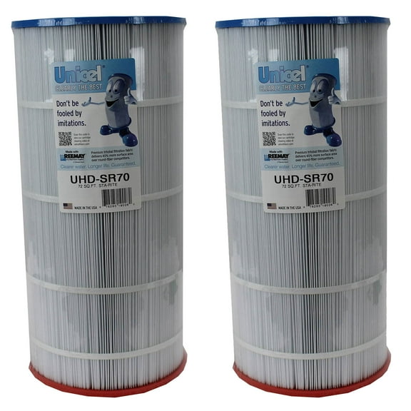 Unicel UHD-SR70 72 Sq Ft 4 Oz Media Pool Filter Cartridge (2 Pack)