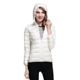 thumbnail image 5 of Chaqueta de plumón ligera para mujer, pelo de pato blanco, chaqueta fina, 5 of 5