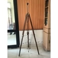 thumbnail image 2 of Authentic Designer's Mid Century Floor Lamp Brown Tripod Stand Floor Light Lamp, 2 of 2
