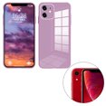 thumbnail image 2 of Glass Back Phone Covers with Solid Color Full Rugged Bumper Anti-Slip Design for Iphone 7P/8P/7/8/XS Max/XR/X/XS, 2 of 4