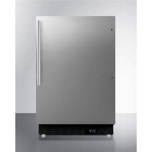 Summit ALR47BCSSHV 20 in. Built-In All-Refrigerator, Stainless Steel