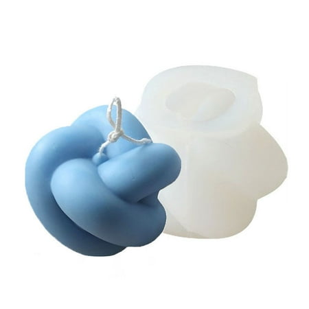 

3D Woolen Ball Knot Mold Silicone Molds for Candle Making Wax Handmade Soap Mould Mousse Cake Chocolate Decorating