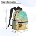 thumbnail image 2 of Fotbe Starfish And Seashell On The Beach Mochila Ligera Casual para Laptop para Hombres y Mujeres, Mochila Impermeable de Uso Diario, Mochila para Universidad, 2 of 6