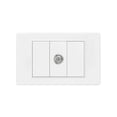thumbnail image 1 of White Italy Chile Outlet with USB Smart Type-c Fast Charging,Dual USB Wall Socket Chile Plugs Plastic Panel Light Switch Sat TV, 1 of 5