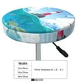 thumbnail image 4 of Kll Lighthouse Sea Port Round Bar Chair Cushion Cover 14 Inch,Bar Stool Protector With Elastic, Soft Washable, 4 of 7