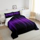 thumbnail image 4 of Stripes Kids Comforter Set Twin Size,Purple Gradient Lines juego de cama,Boys, 4 of 6