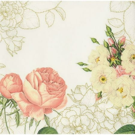 Blossom Napkin - Talking Tables Blossom & Brogues Pack of 20 Napkins