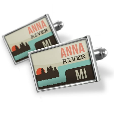 - Cufflinks USA Rivers Anna River - Michigan - NEONBLOND