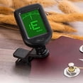 thumbnail image 4 of Clip-on Guitar Tuner for String Instrument,Rechargeable Professional Guitar Tuner Clip On,Digital Electronic Tuner,Large Clear LCD Display,Rotatable for Acoustic Guitar,Bass,and Chromatic(Black), 4 of 8