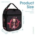 thumbnail image 2 of Demon Slayer Cute Lunch Bag Insulated Portable Lunch Box Cooler Bag Reusable Totes Handbag, 2 of 8
