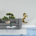 thumbnail image 2 of Bonsái De Caballo Con Vegetación, Estatua Artificial, Planta Hecha A Mano, Centro De Mesa, Maceta Ligera, Decoración Para Hoteles, Estanterías, Chimenea, 2 of 8