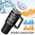 thumbnail image 2 of 1pc Dad Gift 40oz Tumbler with Straw & Handle - Insulated Stainless Steel Cup | Holiday Gift for Man Women (Christmas, Valentine's, Birthday), 2 of 5