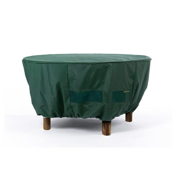 Covermates Round Outdoor Poker Table Cover – All-Weather, Heavy-Duty, 36"Diameter, Green