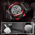 thumbnail image 5 of Relojes para niños, reloj deportivo digital para niños al aire libre multifunción impermeable reloj digital con alarma de luz LED oso de fresa  Electrónica, 5 of 5