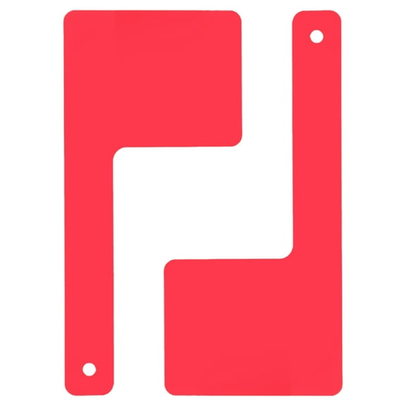 MRLESS 2pcs Decorative Acrylic Mailbox Flag Small Yard Mailboxes Flag Replacement Garden Replacement Mailbox Flag Diy Mailbox Flag For Replacement