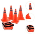 thumbnail image 6 of yotijay 4 Pieces 18inch Telescopic Reflective Traffic Cones up Cone Versatile, 6 of 9
