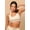 Natural, variant on Women's Comfy Curve Racerback Croptop Bra Size: 8 | Color: Natural
