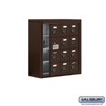 thumbnail image 1 of SalsburyIndustries 19148-12ZSC Cell Phone Storage Locker With Front Access Panel - 4 Door High Unit, Bronze, 1 of 1