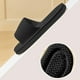 thumbnail image 5 of Chanclas Antideslizantes, Sandalias De Ducha, Suela Gruesa Y Suave, Dise O Informal, Para Hombre Y Mujer, Para Playa Y Piscina, Resistentes Al Agua, Para Ba O, Aestivo Eva, Color Negro, 5 of 8