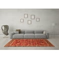 thumbnail image 3 of Ahgly Company Indoor Rectangle Oriental Orange Industrial Area Rugs, 4' x 6', 3 of 4