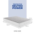 thumbnail image 2 of Protector de Colchón SPRING AIR NEUTRO POWER | Impermeable con Hilos de Carbón Antiestrés, Tecnología Skin System Fresca., 2 of 6