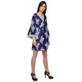 thumbnail image 3 of Moomaya Cotton Printed Bell&nbsp;Sleeves&nbsp;Robes&nbsp;For Women Bridesmaid&nbsp;Robes&nbsp;Bathrobes, 3 of 6