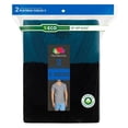thumbnail image 4 of Playera Interior Fruit of the Loom para Hombre, 2 Piezas Cuello V Multicolor Talla G, 4 of 4