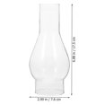 thumbnail image 3 of Oil Lamp Chimney Kerosene Lamp Shade Glass Replacement Lamp Shade Vintage Oil Lamp Shape, 3 of 3