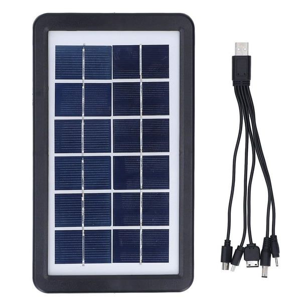 3.8W 6V Polycrystalline Silicon Thin Film Solar Panel Charger Outdoor Photovoltaic Power System