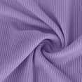 thumbnail image 5 of Penkiiy Women's Rompers Women's Threaded Low Neck Sleeveless Tank Top Skinny Bodysuit Purple S Rompers, 5 of 5