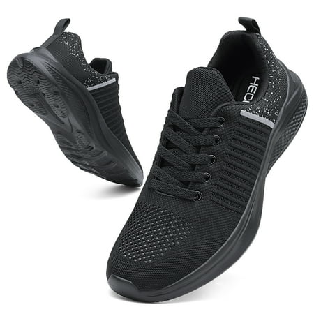 

Men s Soft Casual Athletic Inspired Fashion Sneaker Shoe (Wide Width)Black/Grey 9.5
