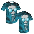 thumbnail image 4 of Mens Invader Zim 3d Print T-Shirt Crewneck Short Sleeve Tee Shirt, 4 of 7