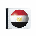 thumbnail image 1 of Egypt National Flag Soccer Football Flip Bifold Faux Leather Wallet  Multi-Function Card Purse, 1 of 4