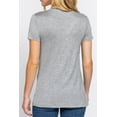 thumbnail image 4 of Women's Short Sleeve V-Neck Relaxed Fit T-Shirt with Chest Pocket 3-Pack, 4 of 4