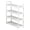 A, variant on BBilaBu Shoe Rack 3 Tier, White Storage Shelf,Flexible Upright or Upside Down Design for Entryway Closet and Bedroom,20.1x18.7x7.9Inch