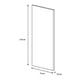 thumbnail image 4 of puerta de tambor interior 6 paneles blanco 2.13 m x 75 x 3.5 cm, 4 of 8