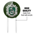 thumbnail image 6 of Acrylic Harry Potter Slytherin Painted Crest Cake Topper Party Decoration for Wedding Anniversary Birthday Graduation, 6 of 7