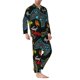 thumbnail image 2 of Balery Play Game3 Pijama para Hombre de Dos Piezas con Manga Larga, Conjunto de Dormir y Descanso Suave con Bolsillos-Medium, 2 of 7