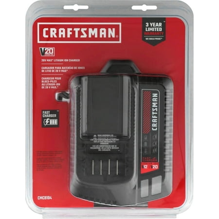 Craftsman 20V MAX 20 volts Lithium-Ion Battery Rapid Charger 1...