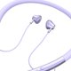 thumbnail image 3 of Banda para El Cuello con Micrófono In-ear Inalámbrico Cancelación de Ruido Carga Rápida Deportes Auriculares Bluetooth Auriculares Auriculares para Ne - Púrpura, 3 of 8