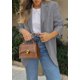 thumbnail image 2 of Blazer PRETTYGARDEN 2025 para mujer, casual, de negocios, color gris, 2 of 6