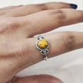 thumbnail image 2 of Natural Bumble bee Jasper Ring, Bumble bee Jasper Gemstone Ring, Tiny Bohemian Ring, 925 Sterling Silver, Designer Womens Ring, Christmas Thanksgiving, Handmade Statement Jewelry, Natural Jasper, 2 of 8
