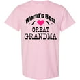 thumbnail image 3 of Inktastic World's Best Great Grandma T-Shirt, 3 of 5