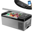 thumbnail image 2 of 12V Mini Fridge 16QT, Portable Car Refrigerator w/ -4°F-68°F, App Control, 12/24V DC & 110-240V AC for Truck RV Boat Camping Home Use, Electric Compressor Cooler, 2 of 7